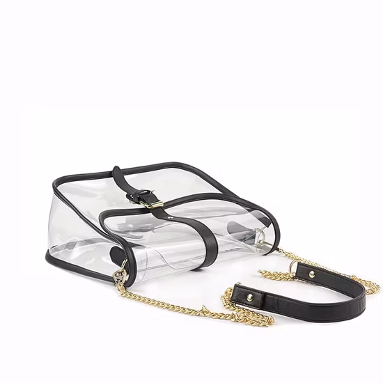 사용자 정의 PVC 투명 가방 투명 크로스바디 지갑