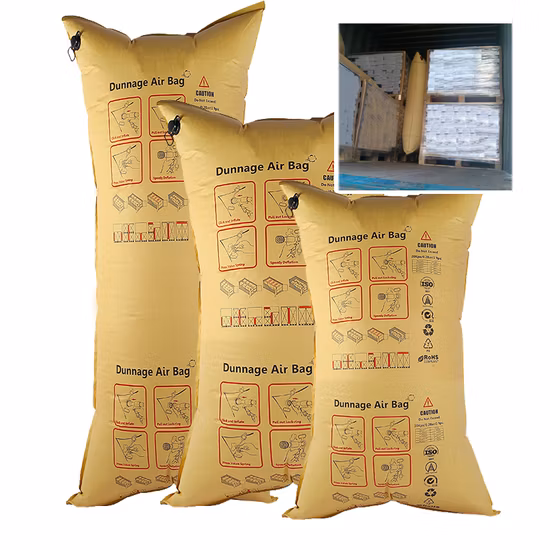 저렴한 가격의 에어 쿠션 종이 에어 컨테이너 완충재를 사용하여 내구성이 뛰어남